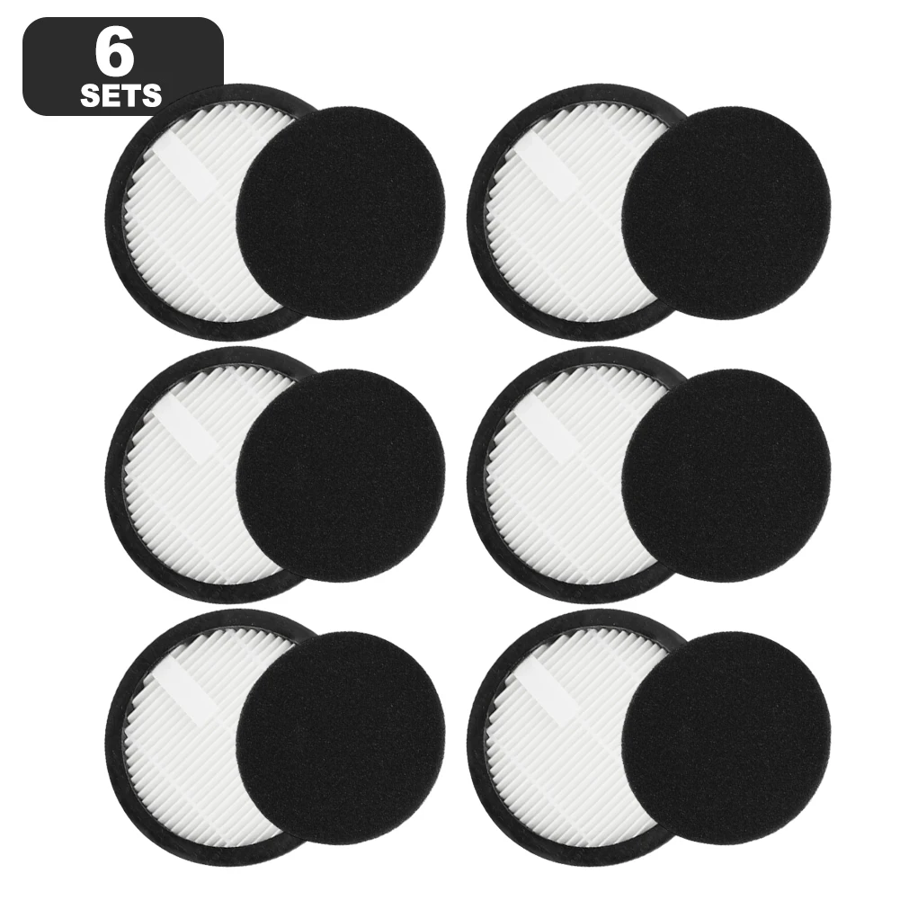 For Homany For SmartVac 11 for washable HEPA Filter Replacement Kit Reusable Dust Container Filters 3 x or 6 x Sets White