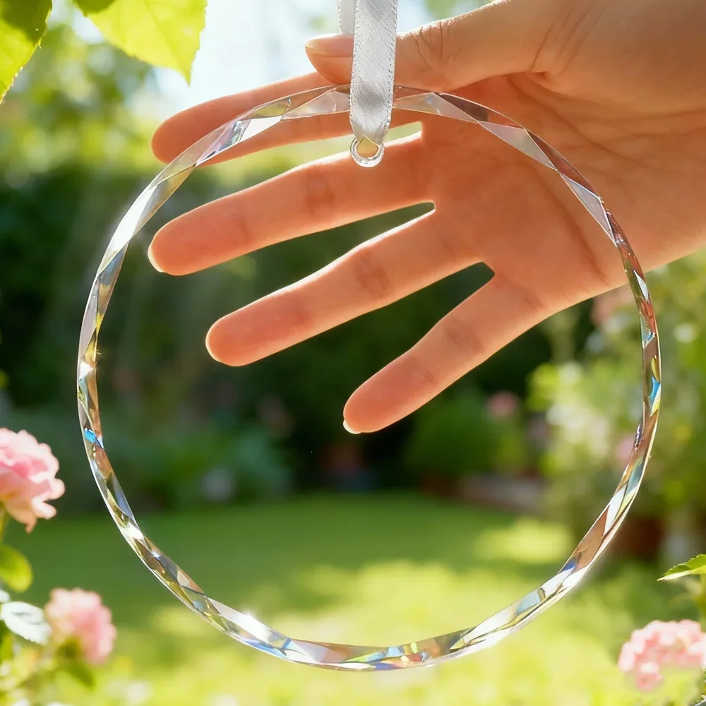 بصمة مسطحة ثنائية الأبعاد مع زخرفة زجاجية لسنة الاسم - 2026 تاريخ الحمل إعلان تذكاري - هدايا للآباء الحاملين #6