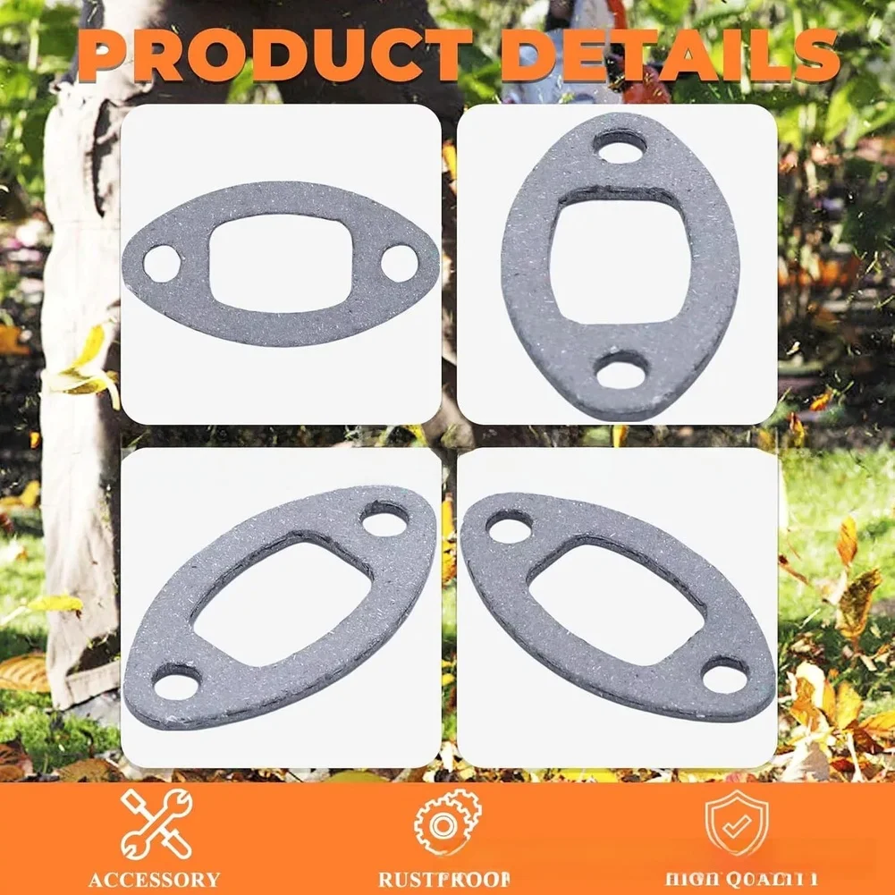 Muffler Gasket and Bolt Kit Compatible with BG45 BG46 BG55 BG65 BG85 SH55 SH85 HS45 FC55 MM55 KM55R Outdoor Tools