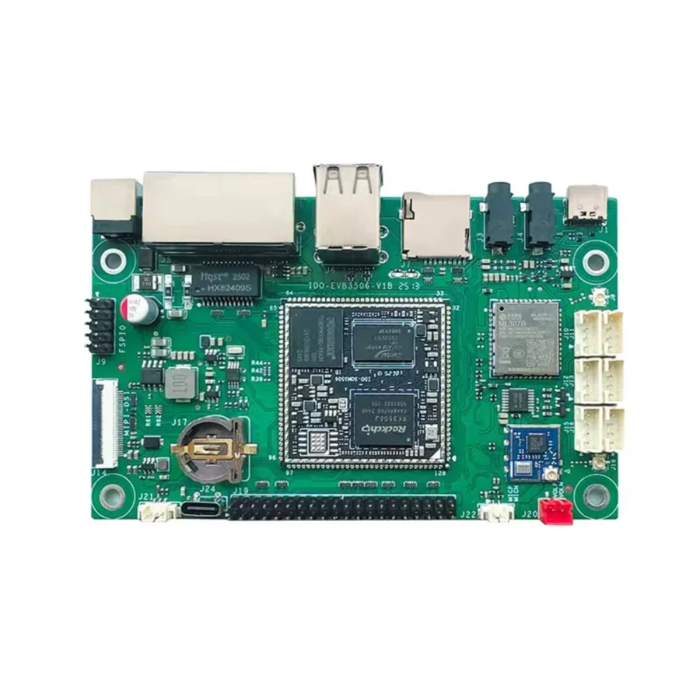 AvaCoreIDO-EVB3506 Evaluation Board With Rockchip RK3506 RK3506J IC Based RK3506 Development Board Support Linux OS Max 8G EMMC