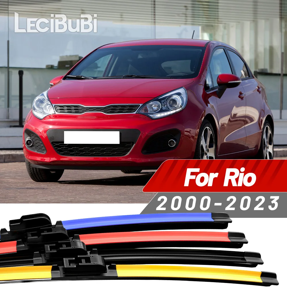 

2 шт. для Kia Rio 1 2 3 4 2000-2023 2013 2014 2015 2016 2017 2018 2019 2020 2021 щетки стеклоочистителя переднего стекла дворники