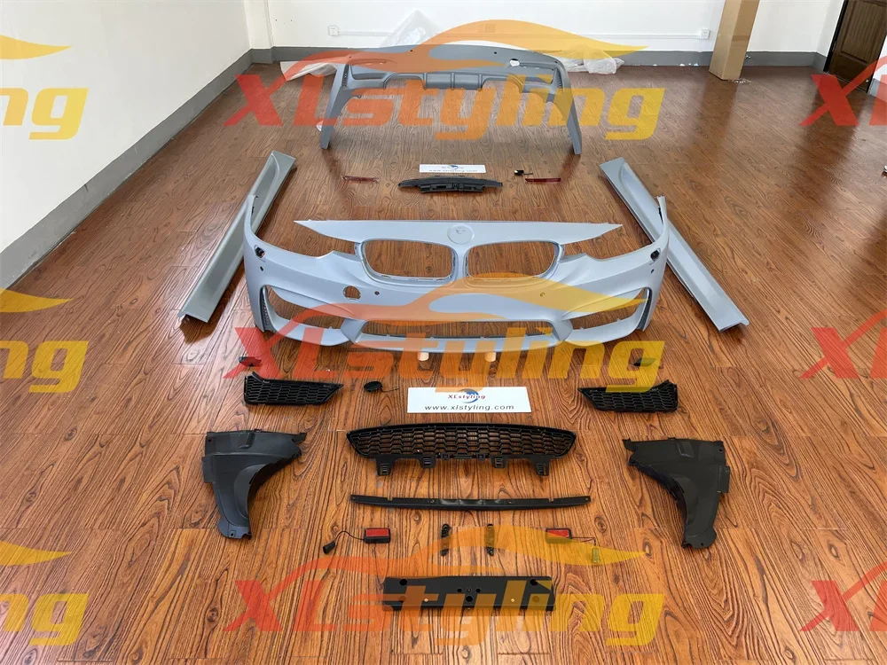 new design arrivals front bumper lips full set body kits for  F30 upgraded to M3 body kits