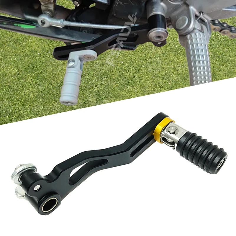 

Подходит для KAWASAKI Z250 Z300 для NINJA 250R для мотоцикла NINJA 300, алюминиевый регулируемый складной рычаг переключения передач, рычаг педали переключения передач