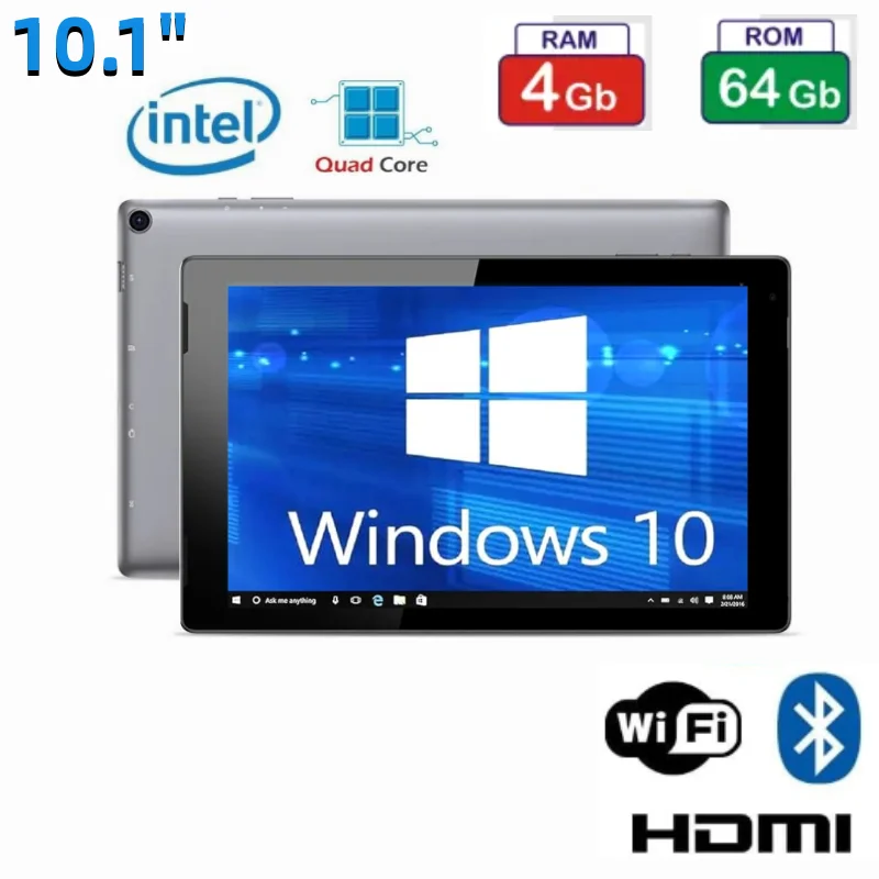 

Hot Sales 64Bit EZpad7 10.1 INCH Windows 10 Tablet PC 4GB RAM 64GB ROM X5-Z8350 Quad Core 1920*1200 Resolution Dual Cameras WIFI