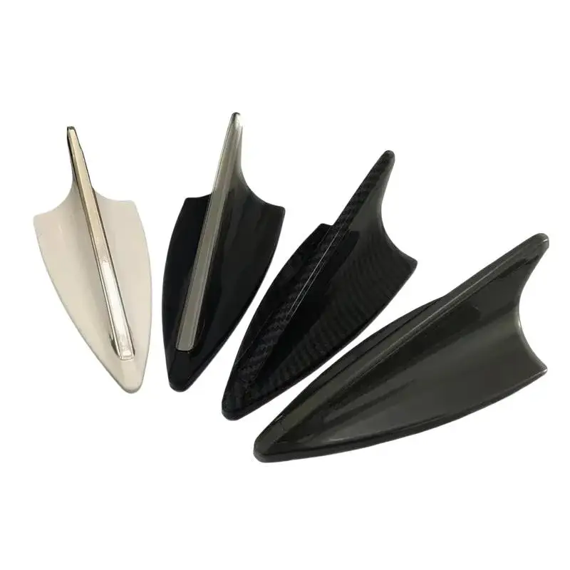 Shark Fin Car Roof Antenna Replacement Universal Adhesive Mount Waterproof Signal Boost Decorative Accessory for Cars view 3