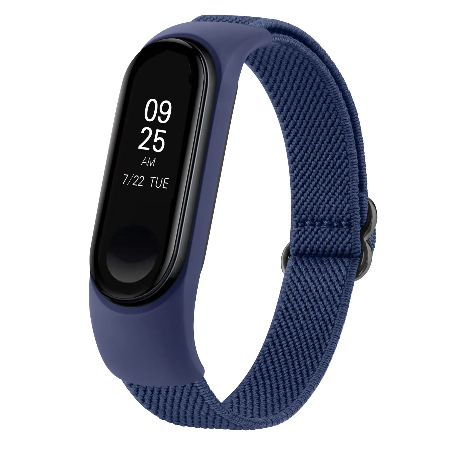 Ремешок нейлоновый для Xiaomi Mi Band 3 4 5 6, эластичный регулируемый браслет для наручных часов, 2 шт.