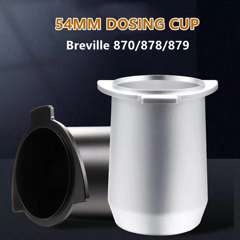 54mm Breville Sage 870 875 878 Dosing Cup Espresso Coffee Machine Grinder Dosing Cup Portafilters Sniffing Mug Powder Feed
