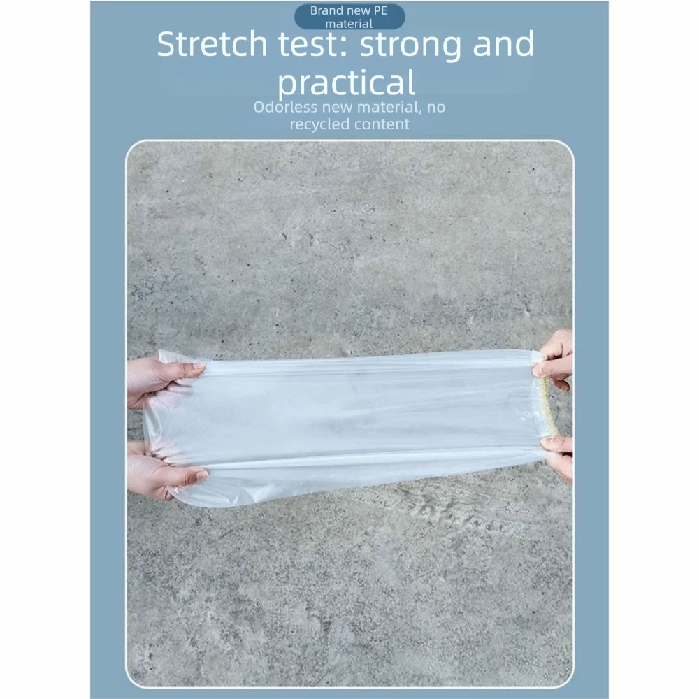 10Pcs Disposable Rain Shoe Cover Waterproof Transparent Shoe Covers Wear-resistant Rain Proof Isolation Foot Cover Outdoor