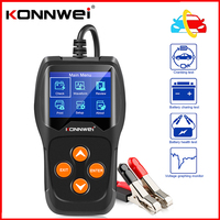 KONNWEI KW600 Car Battery Tester  (KW600) on Cranking System Charging System Diagnostic 100-2000 CCA 12V Battery Tools