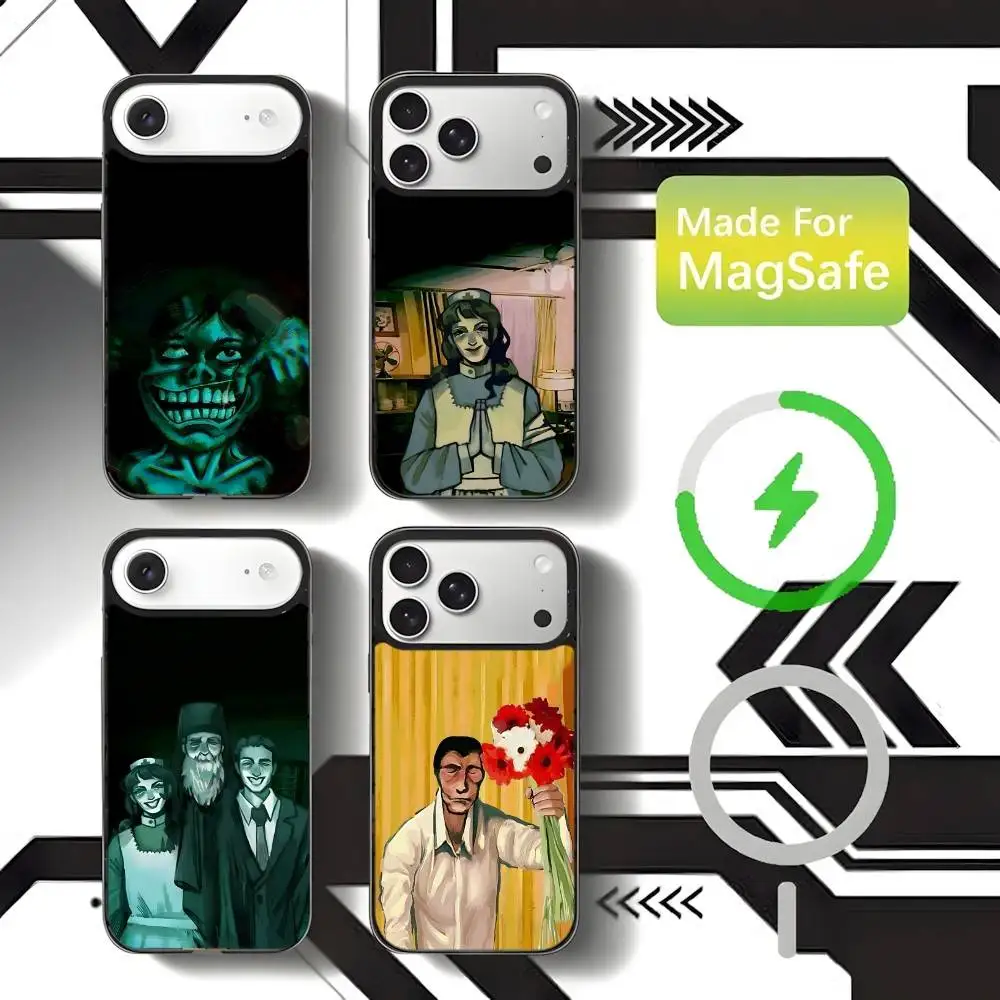 لا أنا لست حافظة هاتف ألعاب بشرية لهاتف iPhone 17,16,15,14,13,12,11,Pro,Max,Plus,Mini,SE4,E شحن لاسلكي Magsafe مغناطيسي