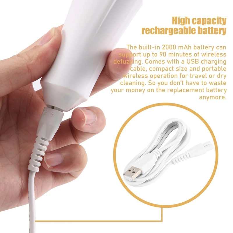 Electric Lint Shaver, USB Rechargeable Lint Remover For Different Fabrics Lint Remover Lint Cutter Perfect For Family