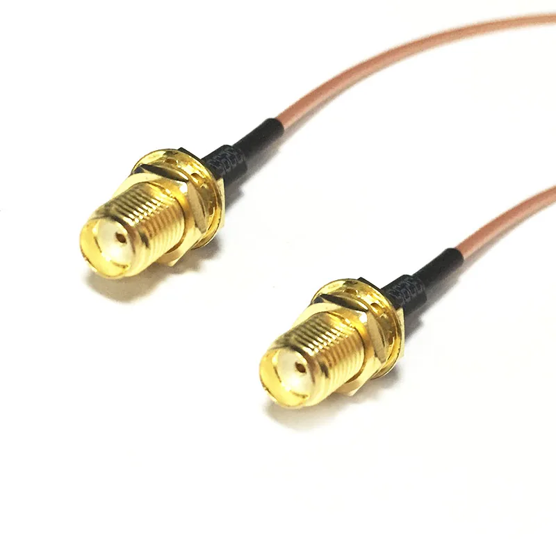 Wireless  Modem Cable SMA Female Nut to SMA Jack Connector Pigtail  RG178  15cm 6