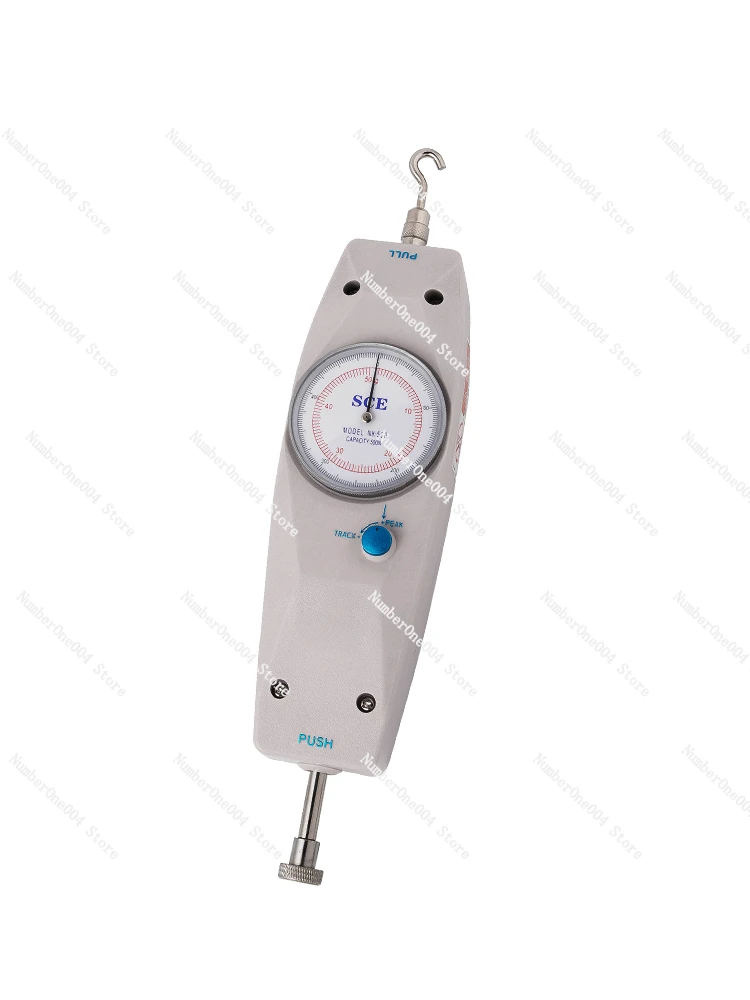 Pointer Tension Thrust Meter ElectronicDynamometer Spring Pressure Meter Machine Testing Machine TesterDigital Display Push-Pull