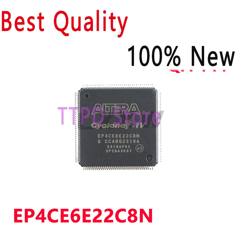 1/PCS New Original EP4CE6E22C8N PQFP-144 Programmable Logic Chip In Stock