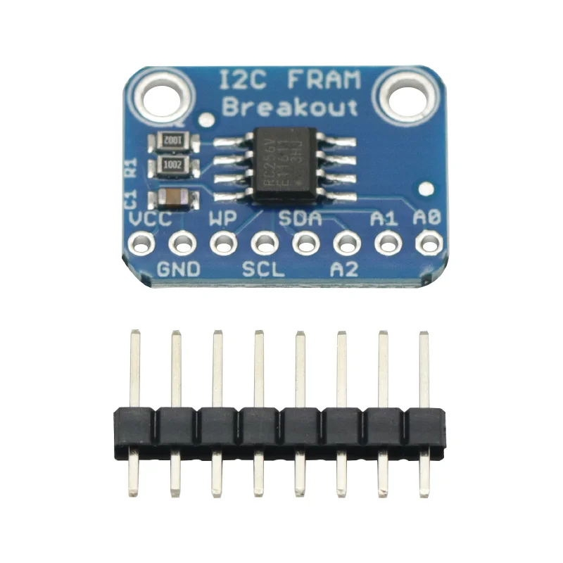 لوحة القطع FRAM الذاكرة MB85RC256V IC I2C غير متطايرة 2.7-5.5 فولت لجهاز IoT الاستشعار المحمولة يمكن ارتداؤها