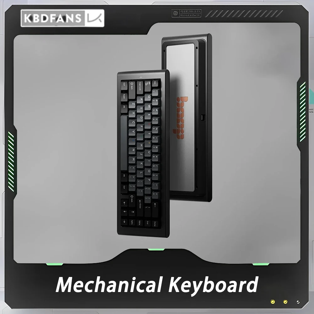 KBDfans BOOP65 REDUX Mechanical Keyboard Wired Bluetooth Gaming Keyboard Customized Aluminium Alloy Keyboard gamer Accessories