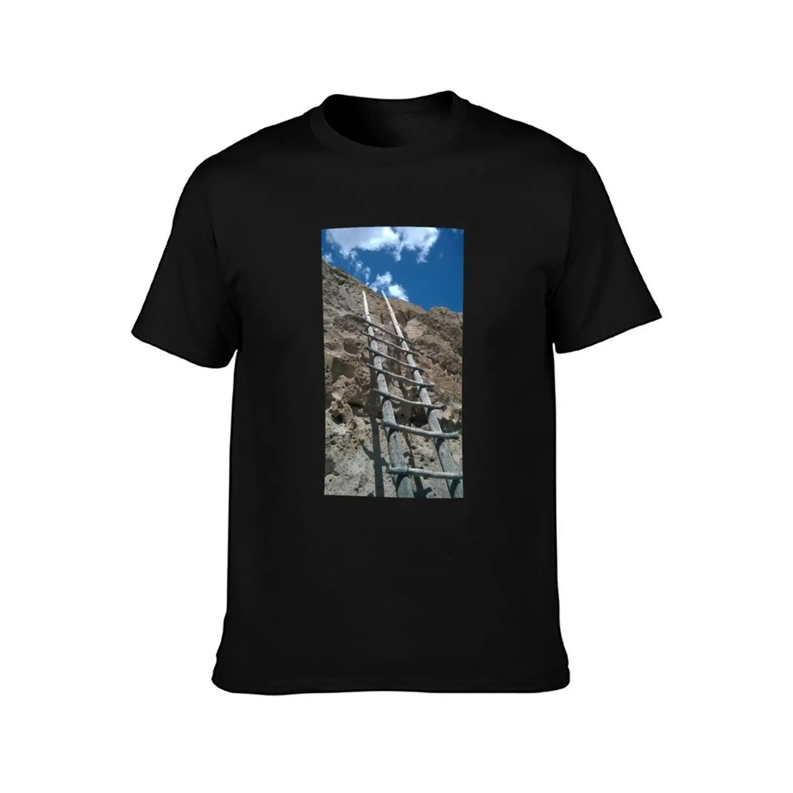 Ladder to the Sky, Bandelier National Monument T-Shirt Vintage Style Printed Top T-Shirt