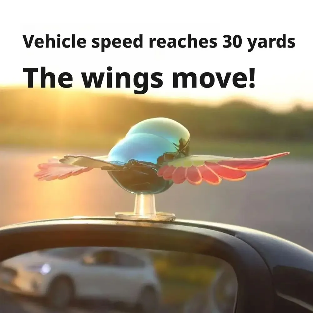 دراجة نارية الحلي الإبداعية تعمل بالرياح غير موصول تحلق الطيور زخرفة الإبداعية تحلق الطيور دراجة نارية معلقة الديكور