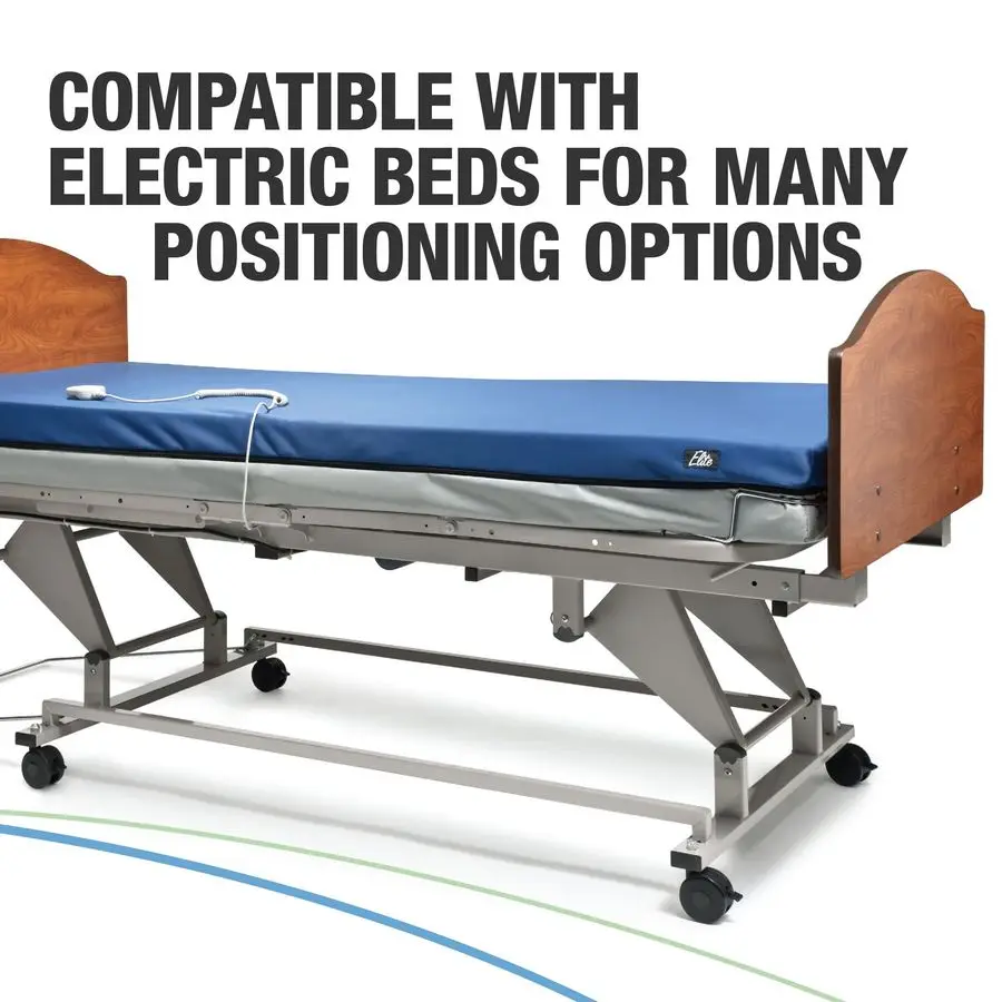 حدد مرتبة سرير المستشفى، رغوة طبية متعددة الطبقات، مقاومة للسوائل، Twin XL، 35x80