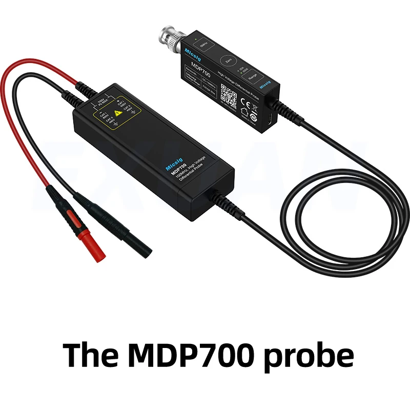 MDP700 High-voltage Differential Probe 100MHz Oscilloscope Probe Test High-frequency &High-voltage Signals Low Noise Floor