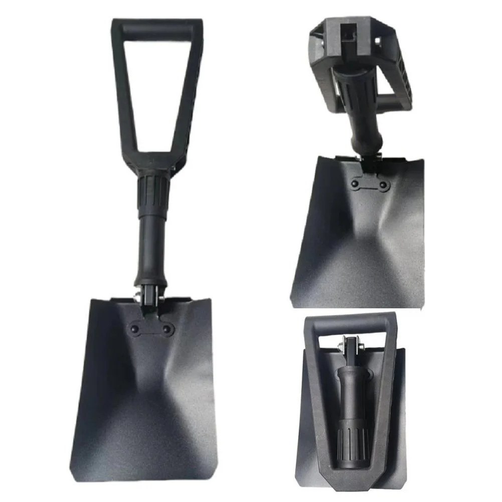 Steel Folding Shovel Multi Functional Digging Tool For Outdoor Camping Hiking Car Snow Clearing Garden Yard Equipment