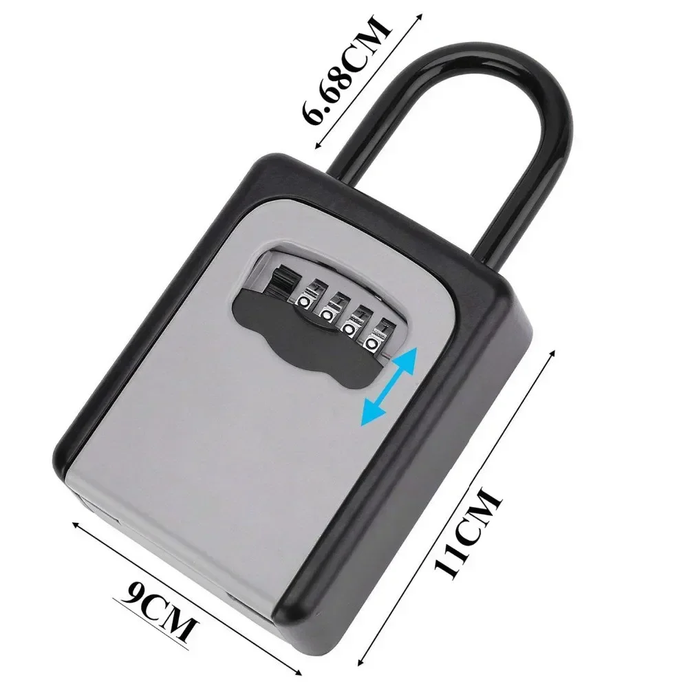 Secure External Password Storage Padlock, Combination Lock Key, Safe Key Box, Lock Boxes