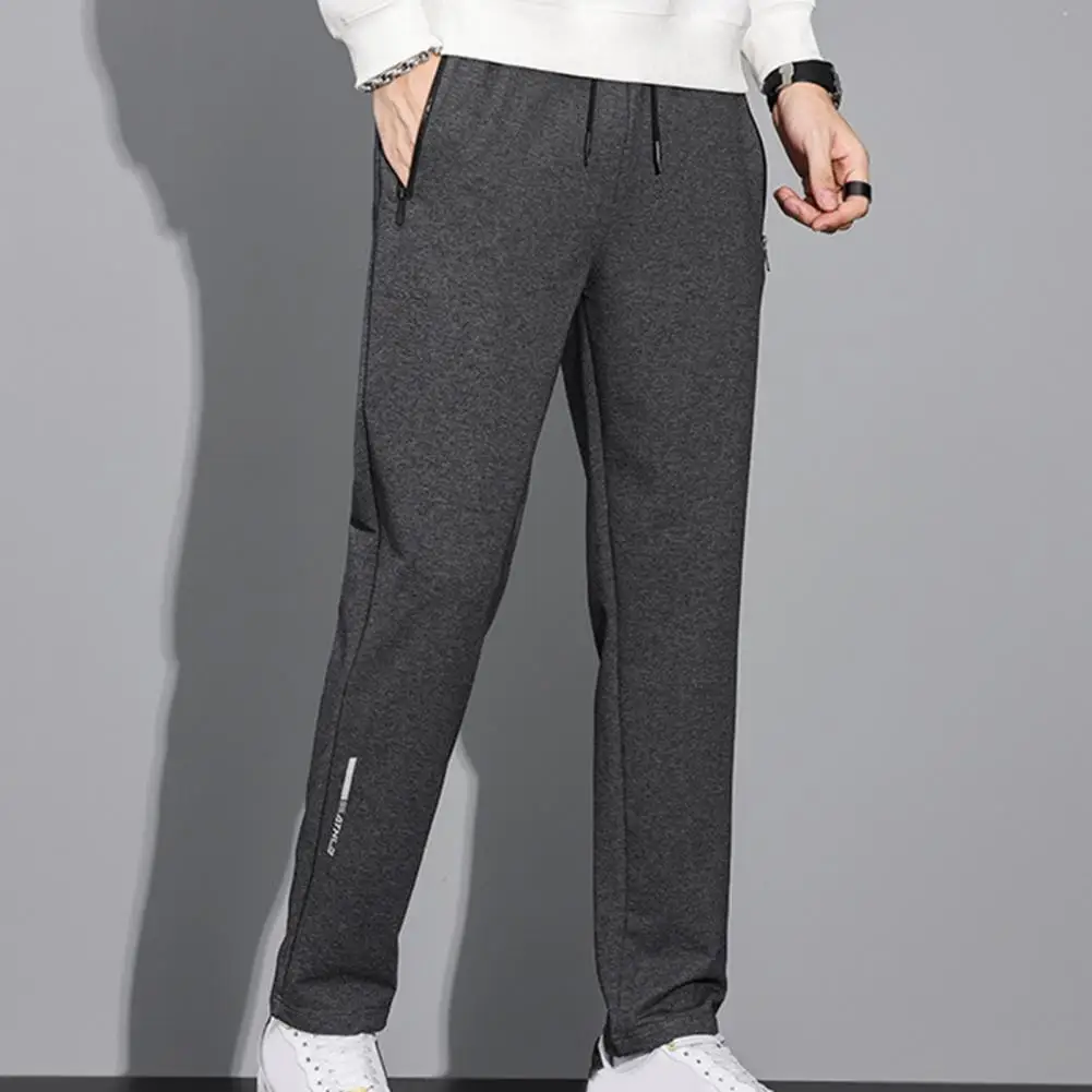 

Winter Sweatpants Cozy Men's Winter Pants Soft Thick Elastic Waist with Drawstring Pockets Ideal for Casual Sports Fall Comfort