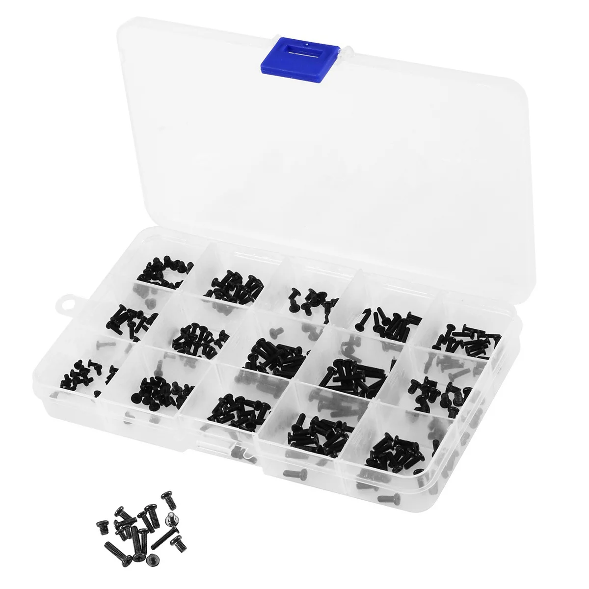 300 قطعة المسمار مجموعة متنوعة 15 أحجام الصلب دائم لأجهزة الكمبيوتر المحمول العالمي الكمبيوتر إصلاح ملحقات الأجهزة أداة عدة