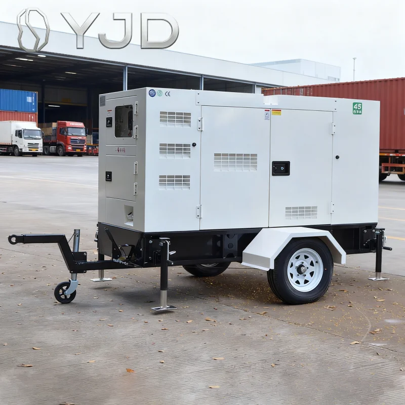 DYJD 45kva Diesel Generator Trailer Generator 50kva 60kva 70kva Electric Generator Cuins Genset