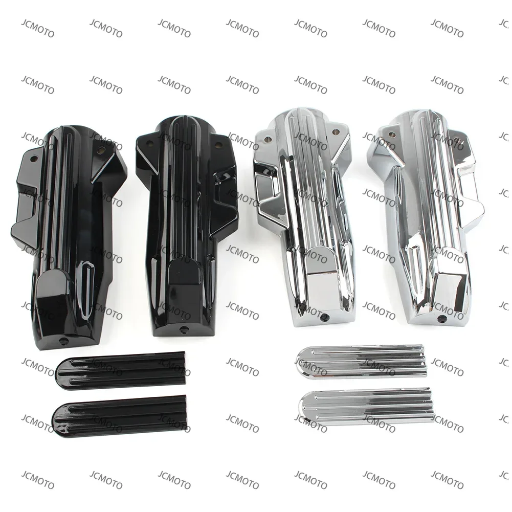 

Для Harley Electra Street Road Glide King FLHR FLTRX FLHX 2014-2022 4x мотоциклетный ABS верхняя вилка слайдер акценты нижняя крышка вилки