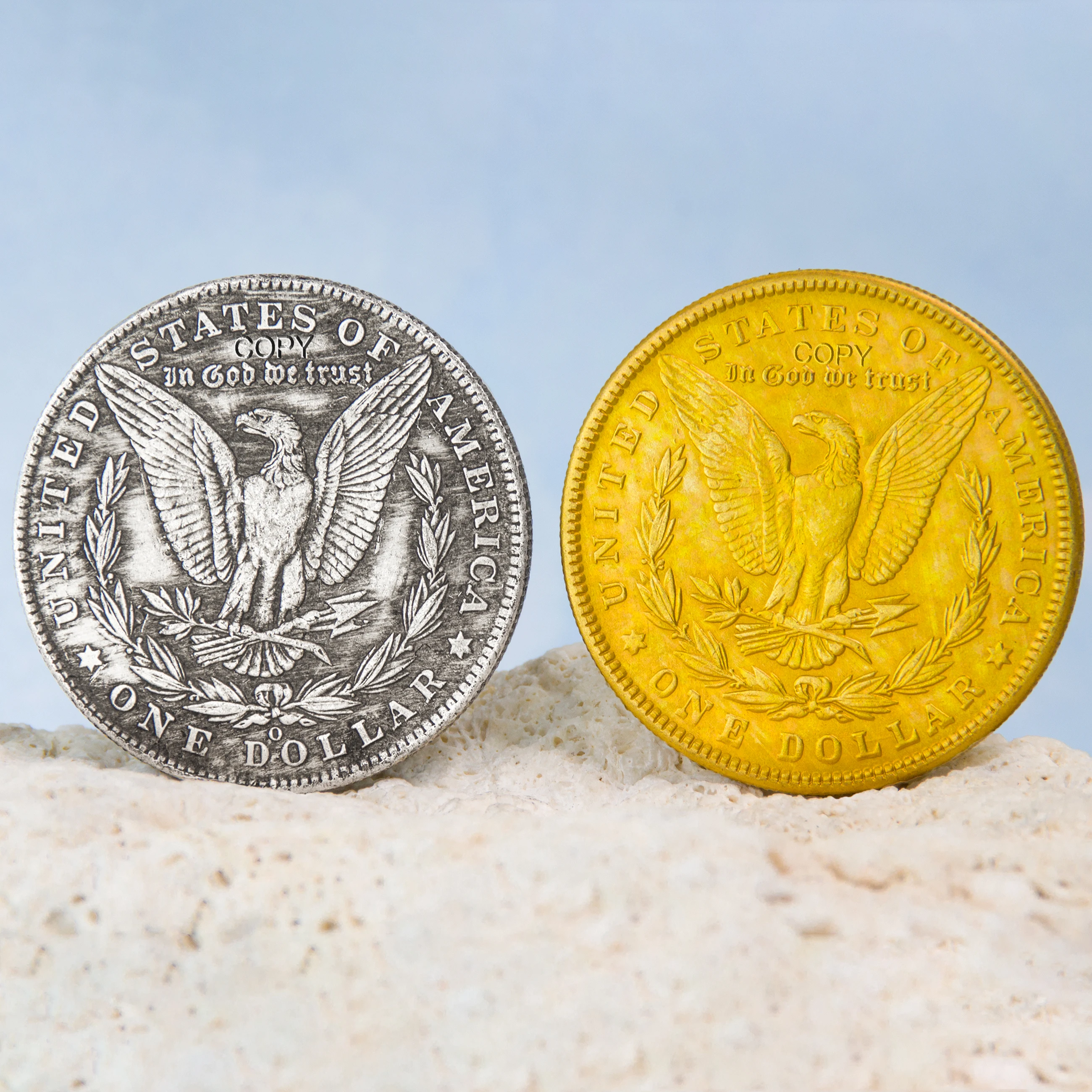 1930 Stray Dollar Owl Interesting Animal Duplicate Coin Challenge Coin Tabletop Photograph Props