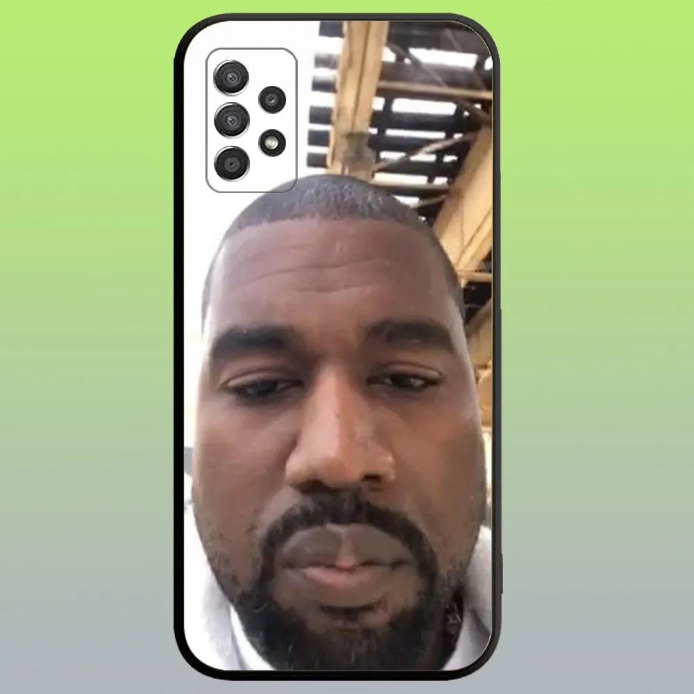 K-Kanye W-West Funny Phone Case For Samsung Galaxy A20,A21s,A22,A31,A32,A52,A53,A72,73,A80,A91 Soft Black Cover