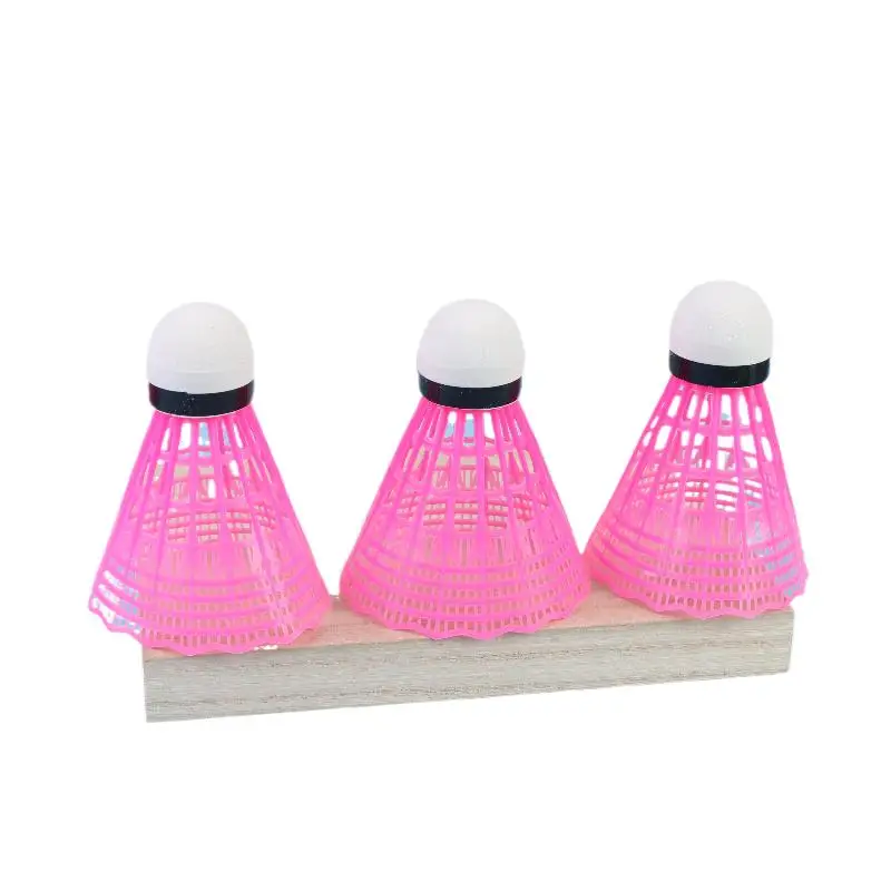 Gelbe, strapazierfähige Badminton-Federbälle aus Nylon, 3/6/12 Stück, für Kinder, Erwachsene, zum Training zu Hause, für Anfänger und zum Üben von Badminton. – Detail 9