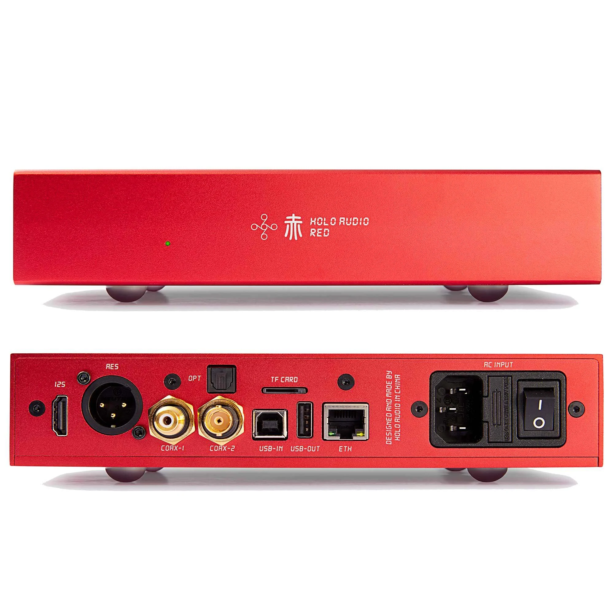 HOLO Audio RED Network Digital Player, USB DDC Digital Transport Streamer for Audiophile Systems