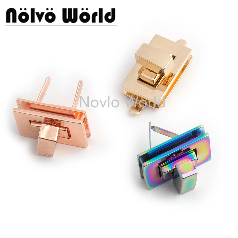 5-10-30sets 17*27mm 8 colors purse lock purse twist turn lock bag lock hardware twist turn locks