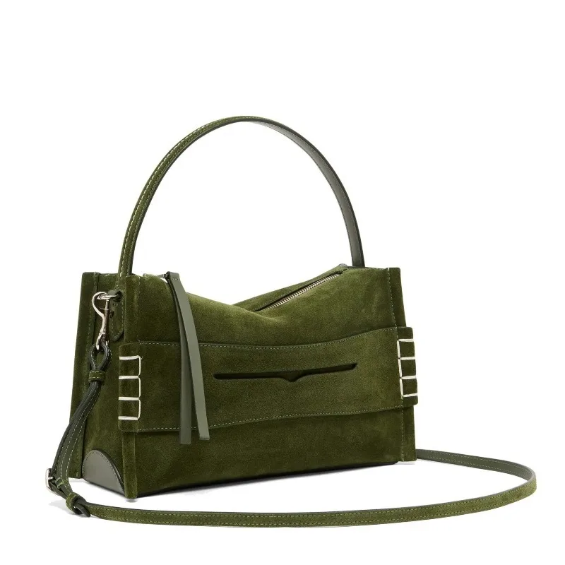 حقيبة كتف لوفر للنساء 2025 الاتجاه جودة عالية فو الجلد المدبوغ الزيتون الأخضر حقيبة يد موضة جديدة فاخرة العلامة التجارية مصمم حقيبة كروسبودي #4