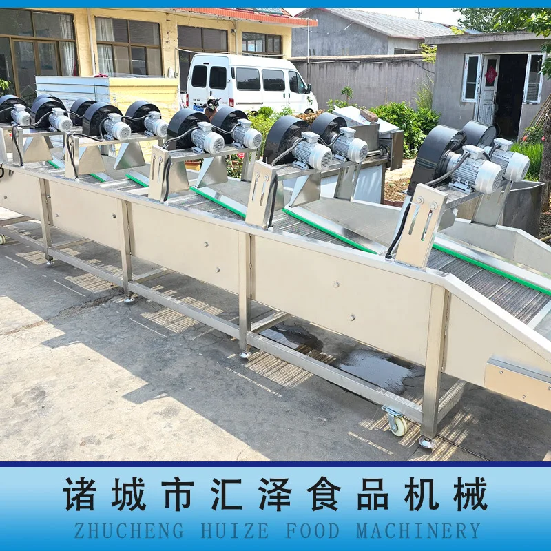 خط إنتاج تصريف الفواكه والخضروات التجارية، معدات تنظيف أكياس التغليف الناعمة للمشروبات وتجفيف الهواء، أوتوماتيكية f #2