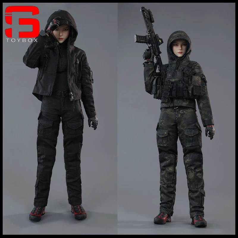 Fire Girl Toys FG096 1/6 Scale Female Combat Suit Set Clothes Model Fit 12'' Soldier Action Figure Body Dolls