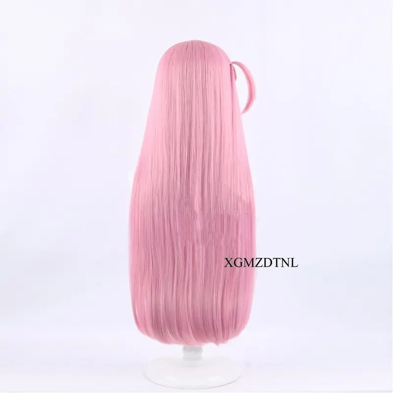 Anime Bocchi The Rock! Hitori Gotoh parrucca Cosplay 80cm capelli lunghi rosa fibra resistente al calore capelli + parrucca Cap ragazze donne gioco di ruolo