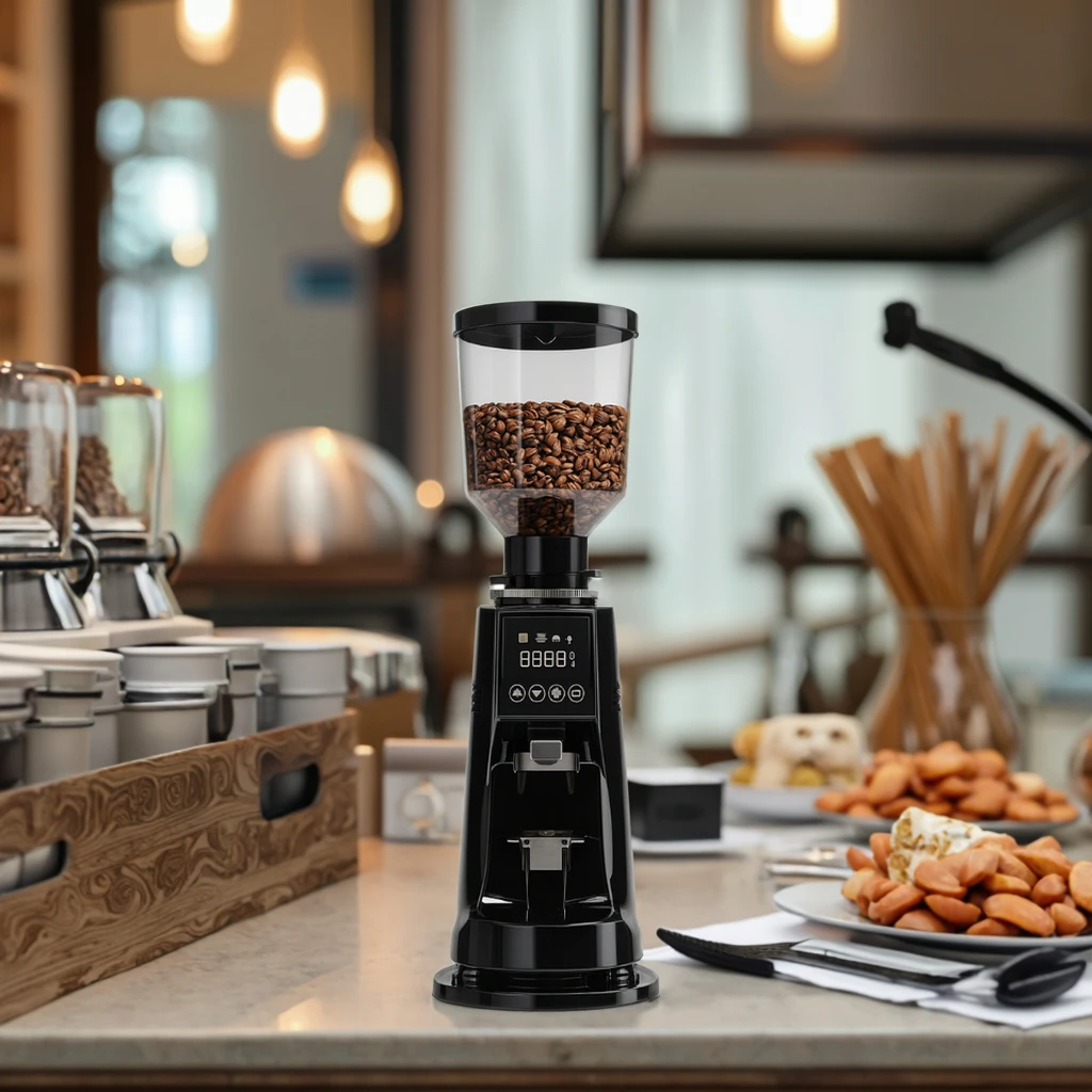 Molinillo de café turco de rebaba plana de 62mm, automático, Premium, grande, 2021, el más barato, para el hogar, Starseeker