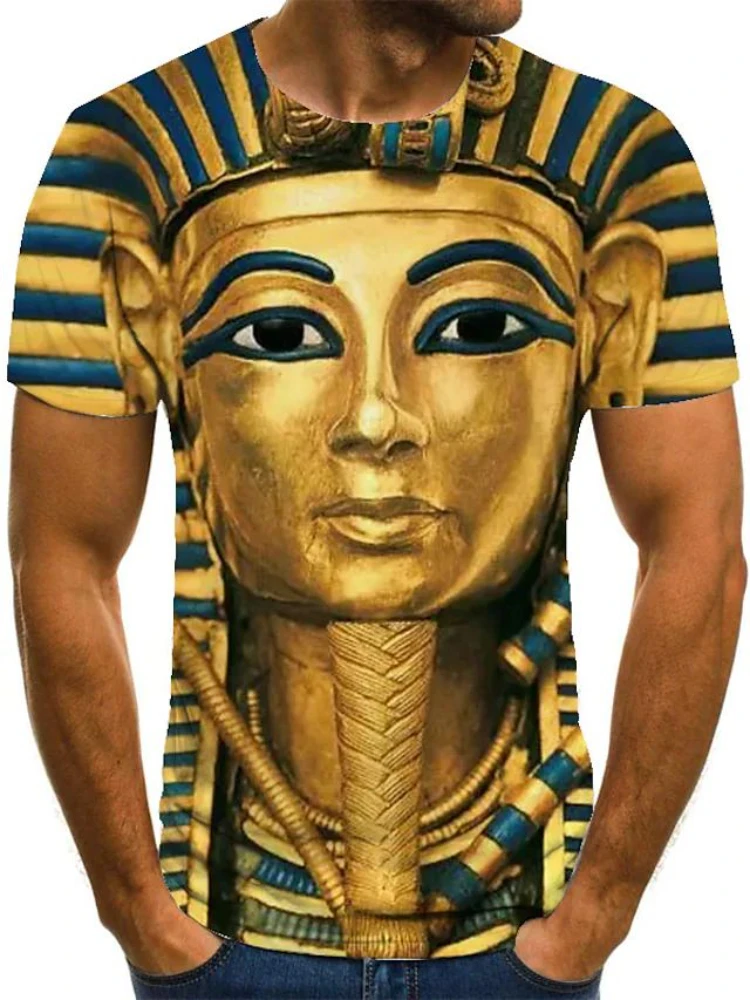 Children Horus T Shirt Ancient Egyptian God Eye of Egypt Pharaoh 3d Anubis Print Boys Girls T-Shirt Funny Kids Vintage Tee Tops