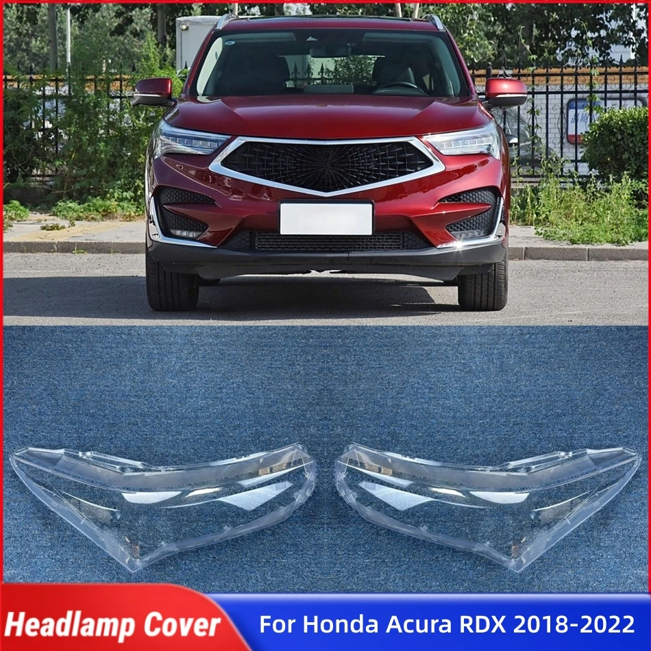 

Для Honda Acura RDX 2018 2019 2020 2021 2022, аксессуары, абажур, крышка фары автомобиля, крышка объектива передней фары, корпус