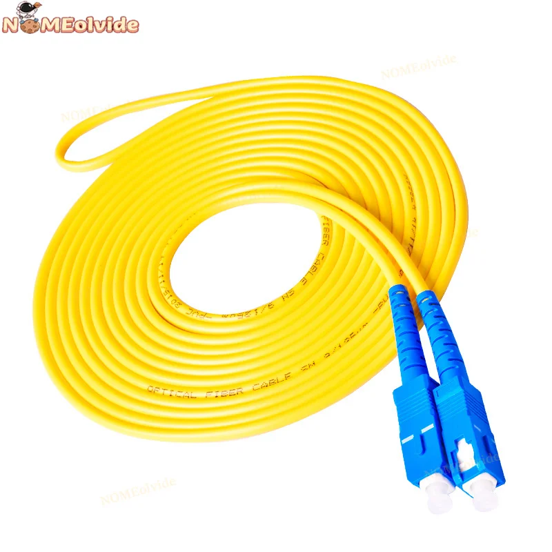 50pcs SC to SC Fiber Patch Cord Jumper Cable 1M 3M 5M 10M 20M 30M SM Simplex Single Mode