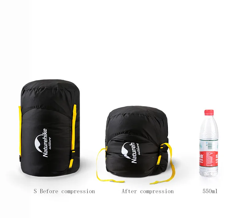 Naturehike Camping-Schlafsack, ultraleicht, faltbar, wasserdicht, Kompressionssäcke, 4-Jahreszeiten-Sack für Outdoor-Wandern, Kompressionssachen – Detail 6