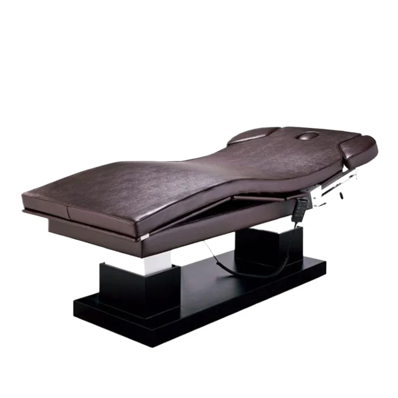 

Beauty salon electric lifting beauty bed embroidery massage bed micro-adjustment massage treatment bed