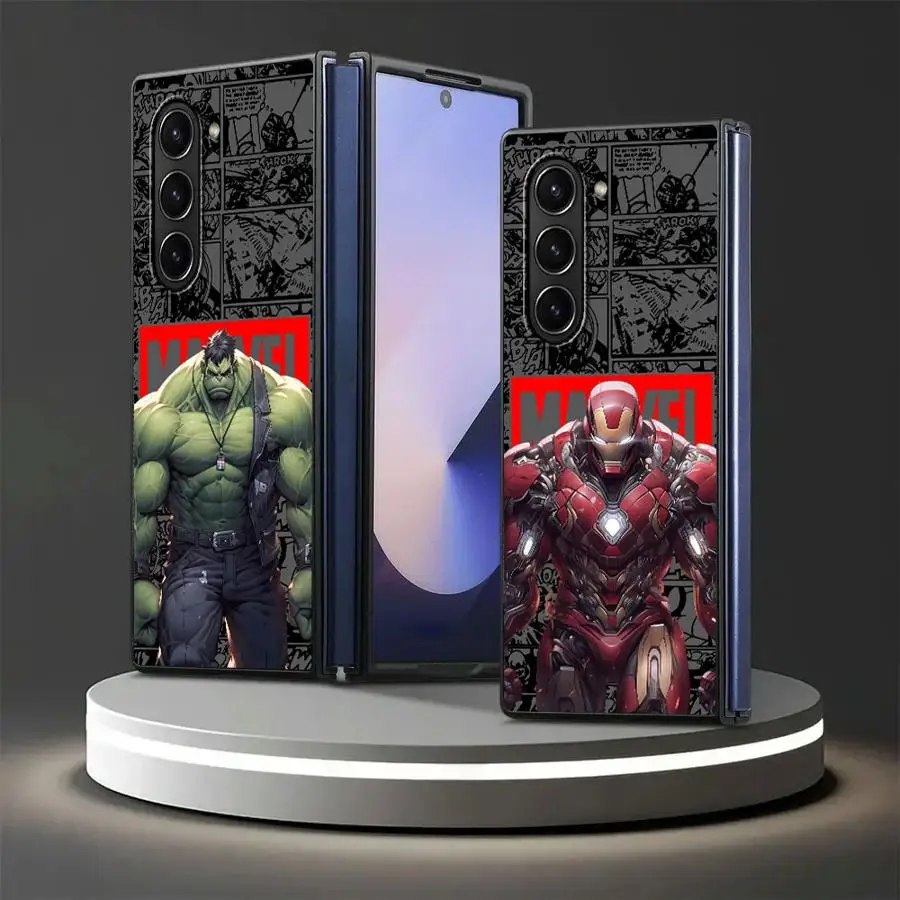 

Чехол для телефона Marvel Deadpool Sipiderman для Samsung Galaxy Z Fold 7, 6, 5, 4, 3, ZFold7, ZFold5, ZFold6, ZFold4, ZFold3, 3