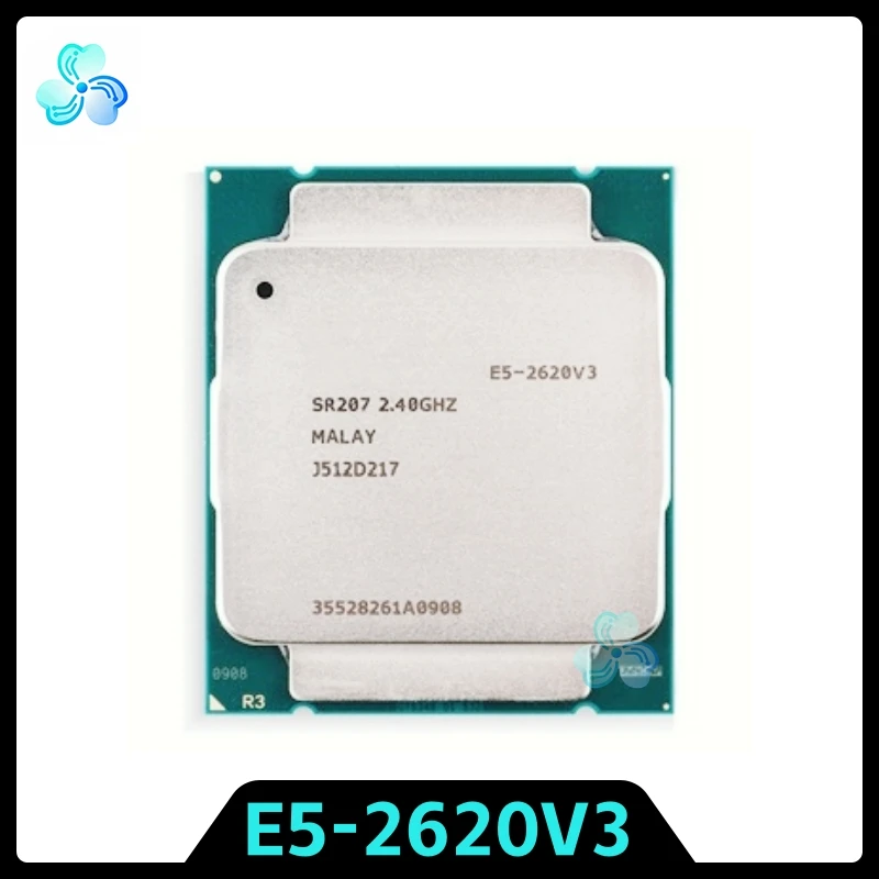 Xeon E5-2620V3 CPU SR207 6-Cores 12-Thread 2.4GHz 15MB 22nm 85W LGA2011-3 E5 2620 V3 CPU Processor E5 2620V3