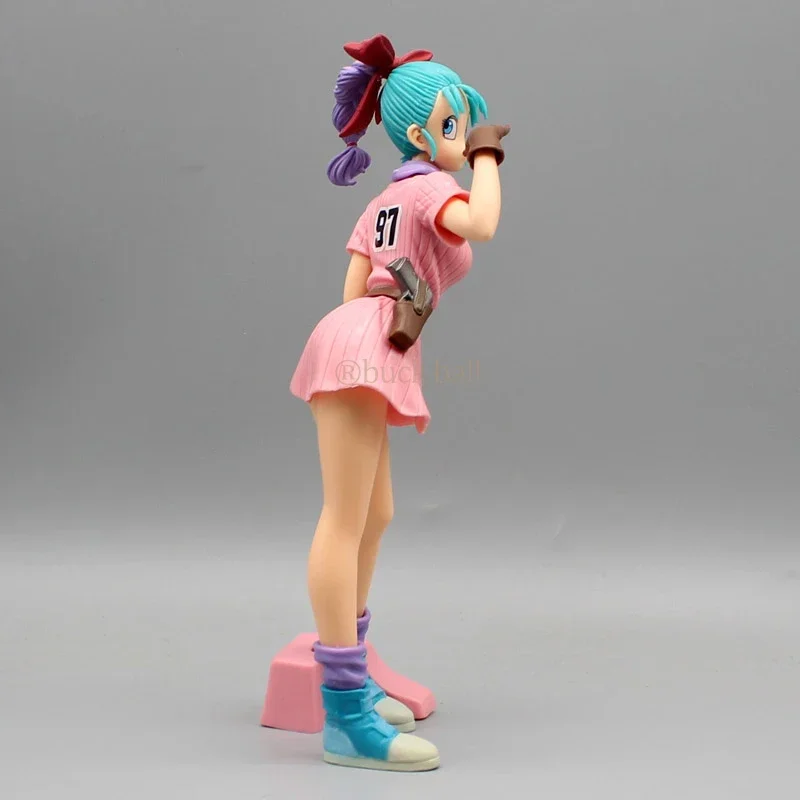 25cm Dragon Ball Z  Anime Figure Bulma Radar Kawaii Girl Action Figure Pvc Figurine Statue Doll Collectible Ornament Toys Gifts