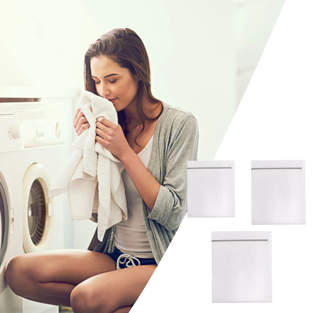 3 قطعة أكياس الغسيل الشبكية أكياس حساسة 3 أحجام السفر تخزين تنظيم حقيبة الملابس أكياس غسيل لتخزين الملابس الداخلية الملابس الداخلية