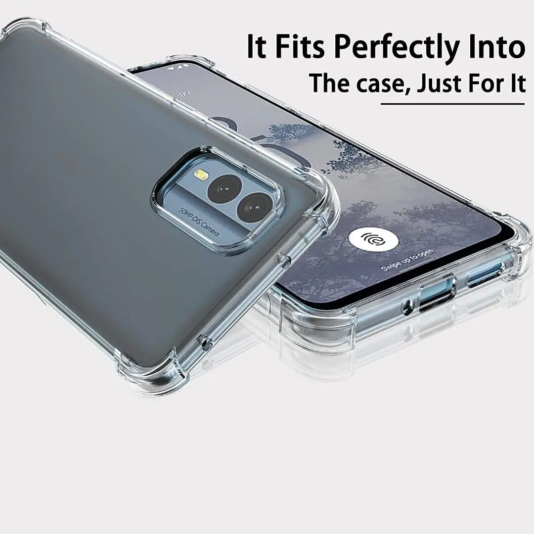 Soft TPU Transparent Phone Case for Nokia C210 C110 C22 C32 C12 XR21 G310 G400 G42 G22 Protective Cover Shockproof Fundas